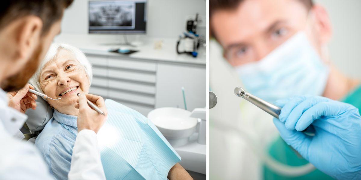 En kvinna hos tandläkaren. Nu har slutbetänkandet i tandvårdsutredningen presenterats och utredningen förslår förstärkt högkostnadsskydd för äldre med sämst munhälsa.