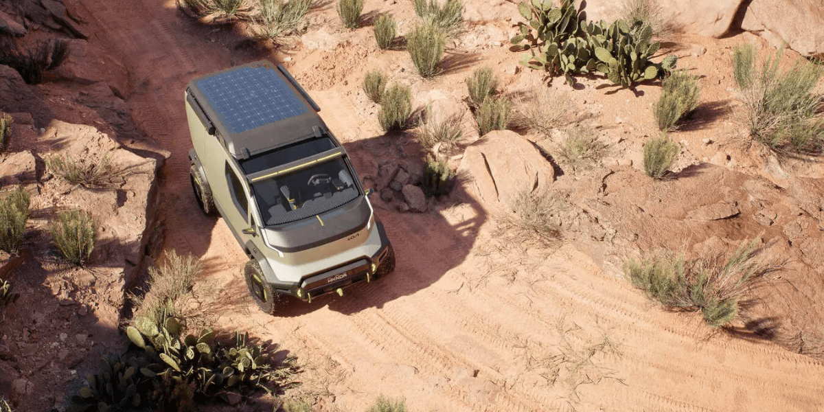 Kia PV5 WKNDR Concept tilldelades “Best of the Best” under Red Dot Awards. (Foto: Kia)